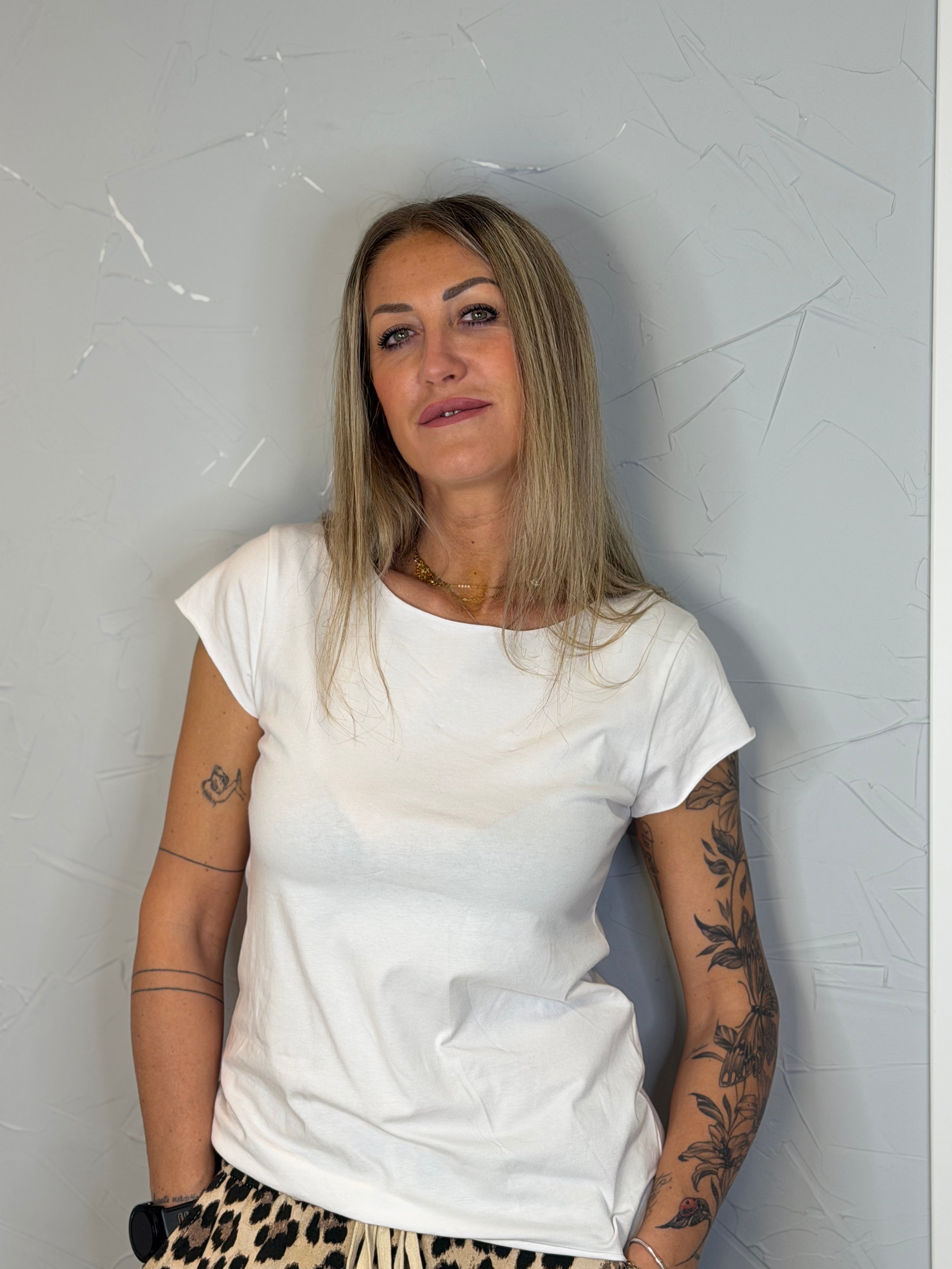 T-shirt taglio laser slim