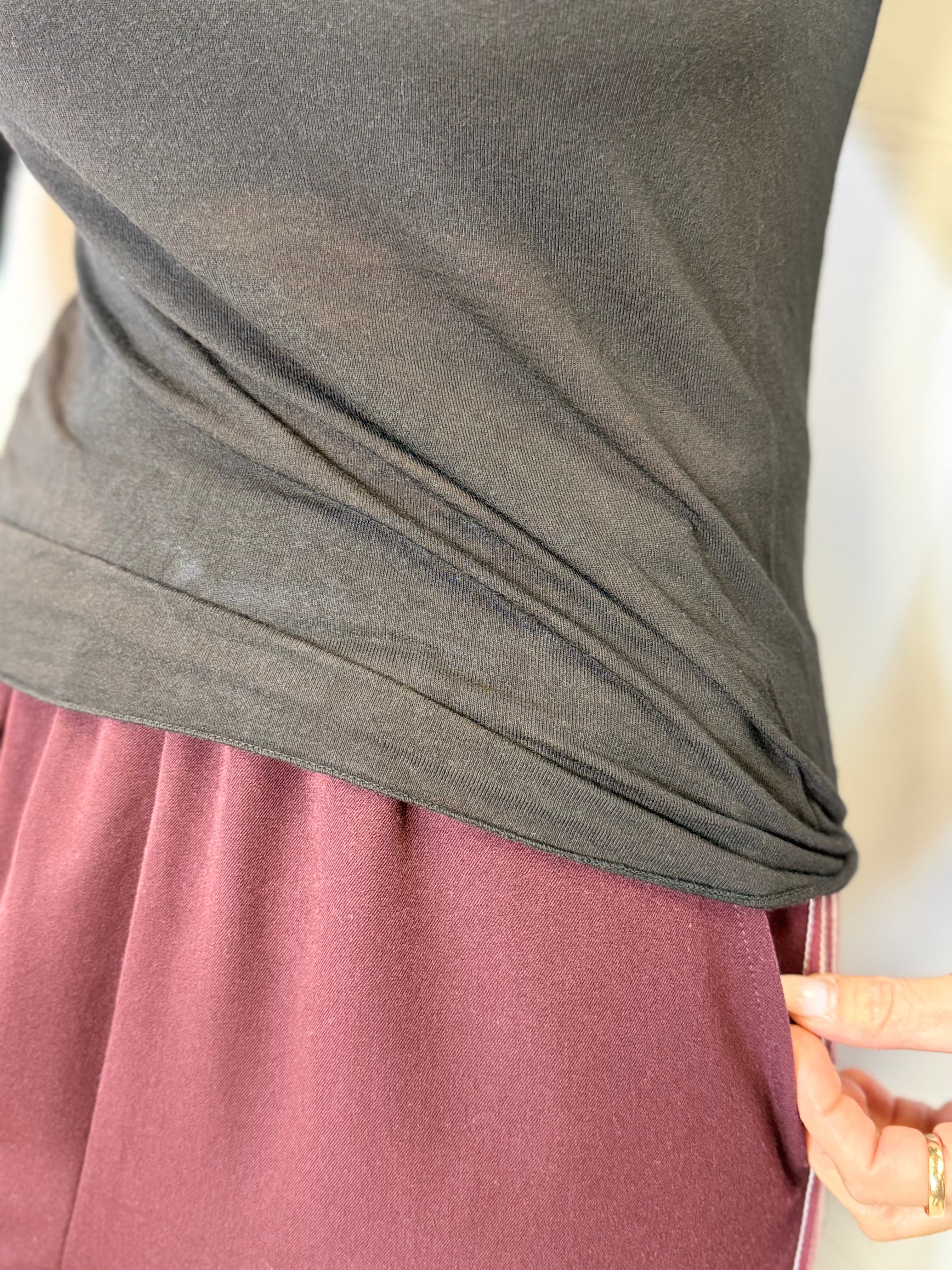 Maglia velo scollo a V