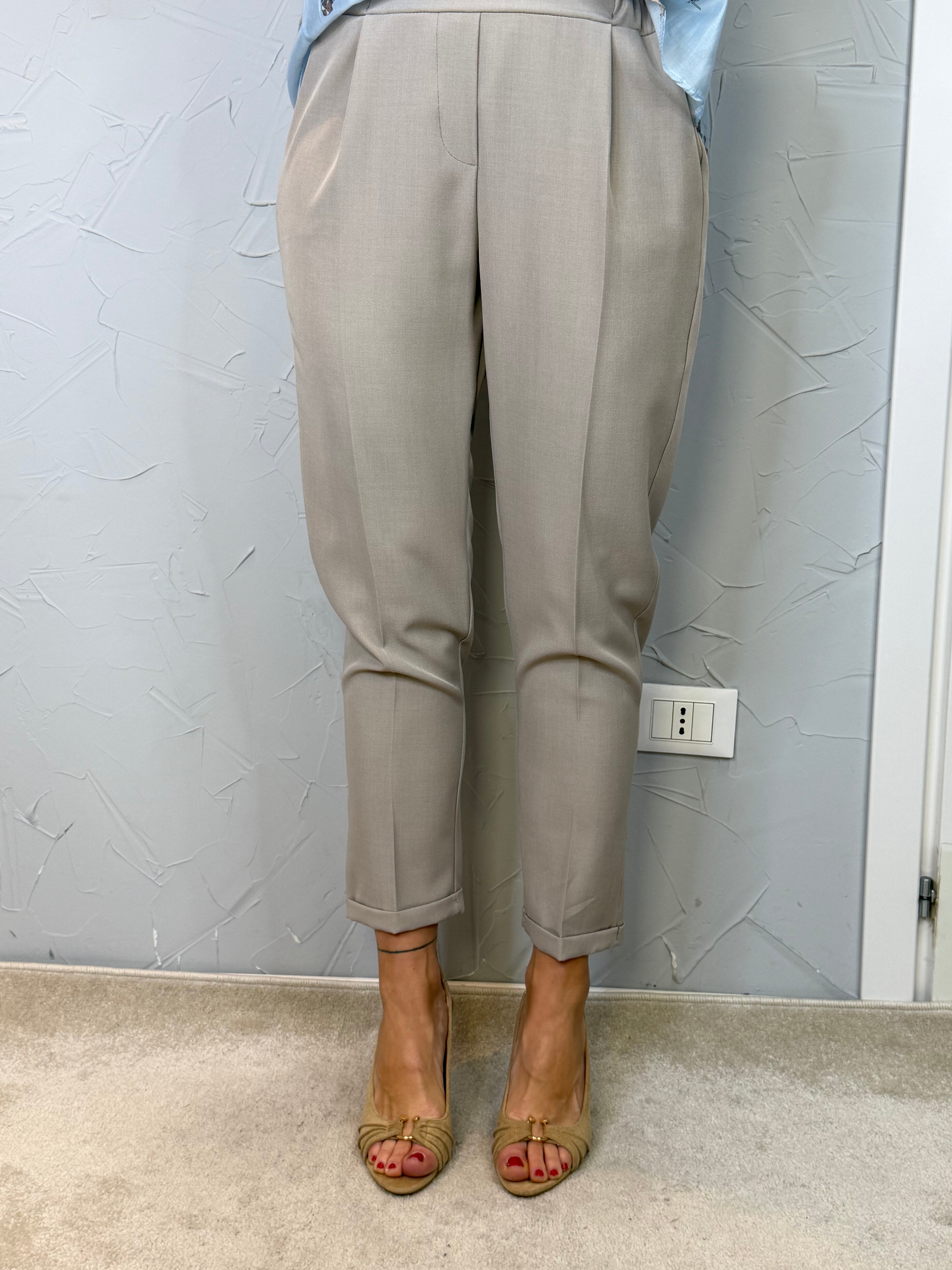 Pantalone contrasto