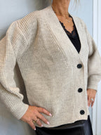 Cardigan basic lumina