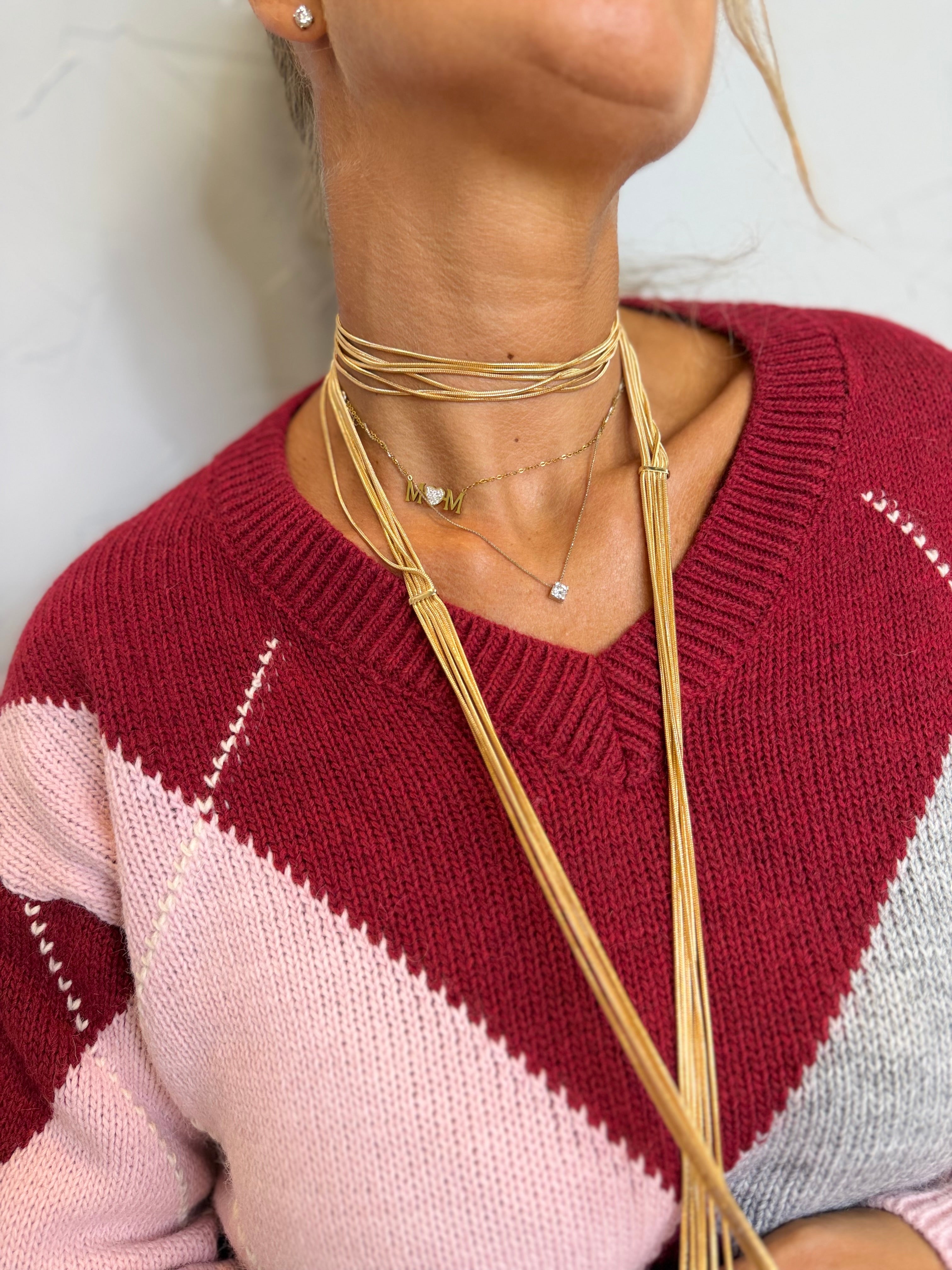 Collana sciarpa