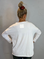 T-shirt taglio laser manica lunga
