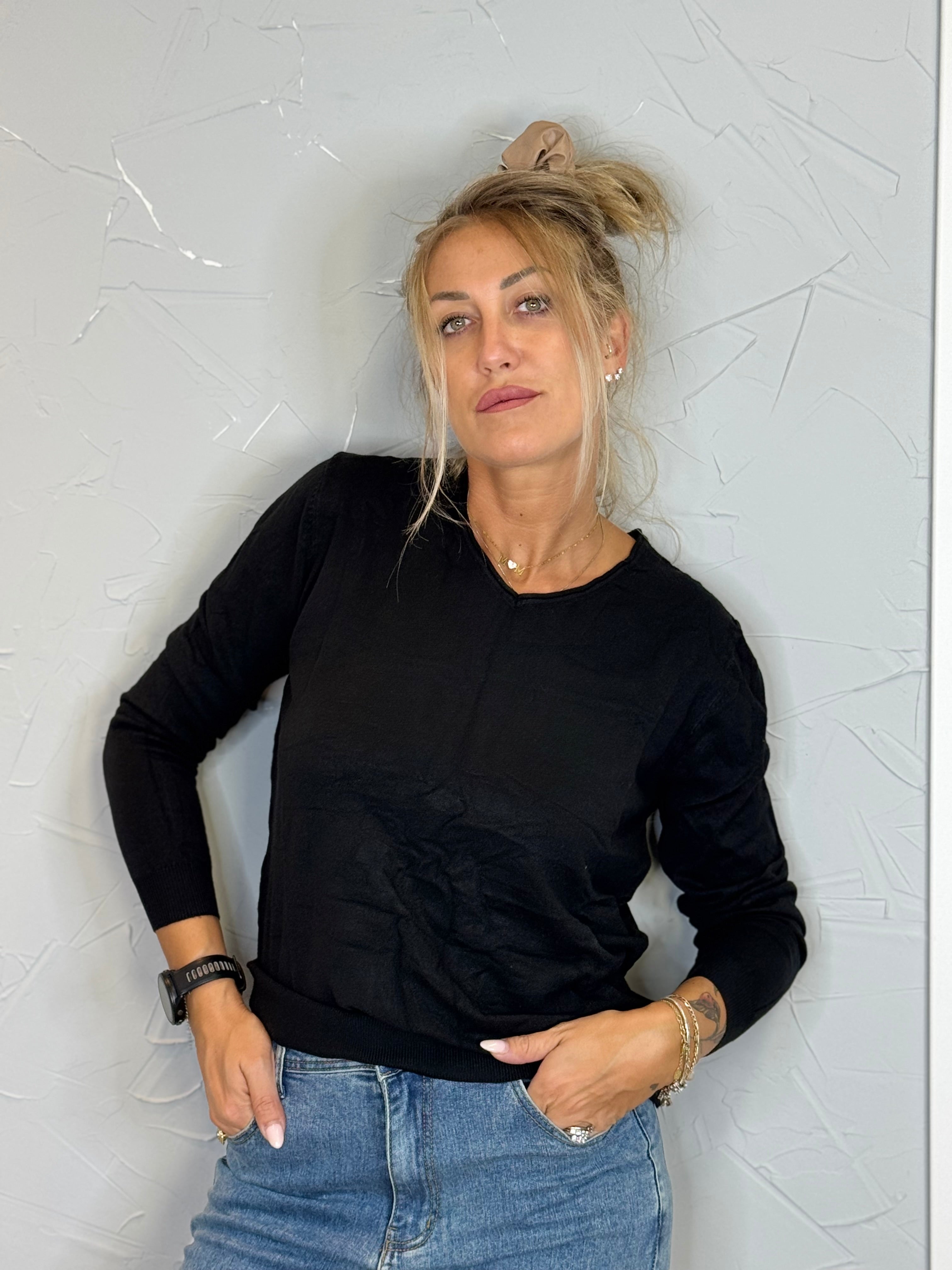Maglia Basic Scollo a V
