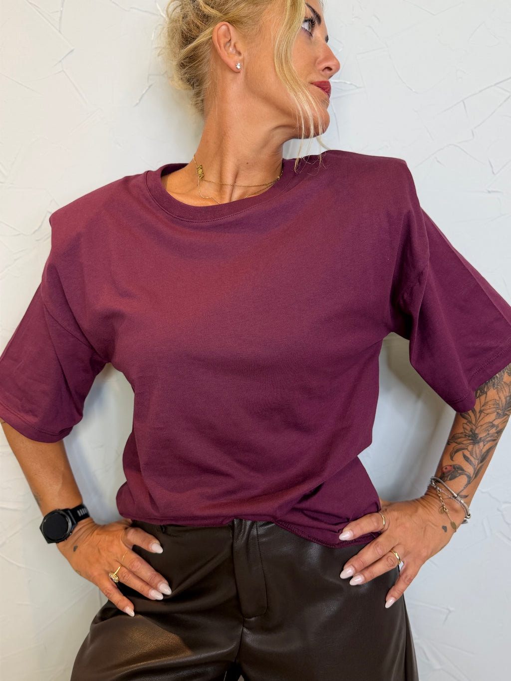 T-shirt spallina