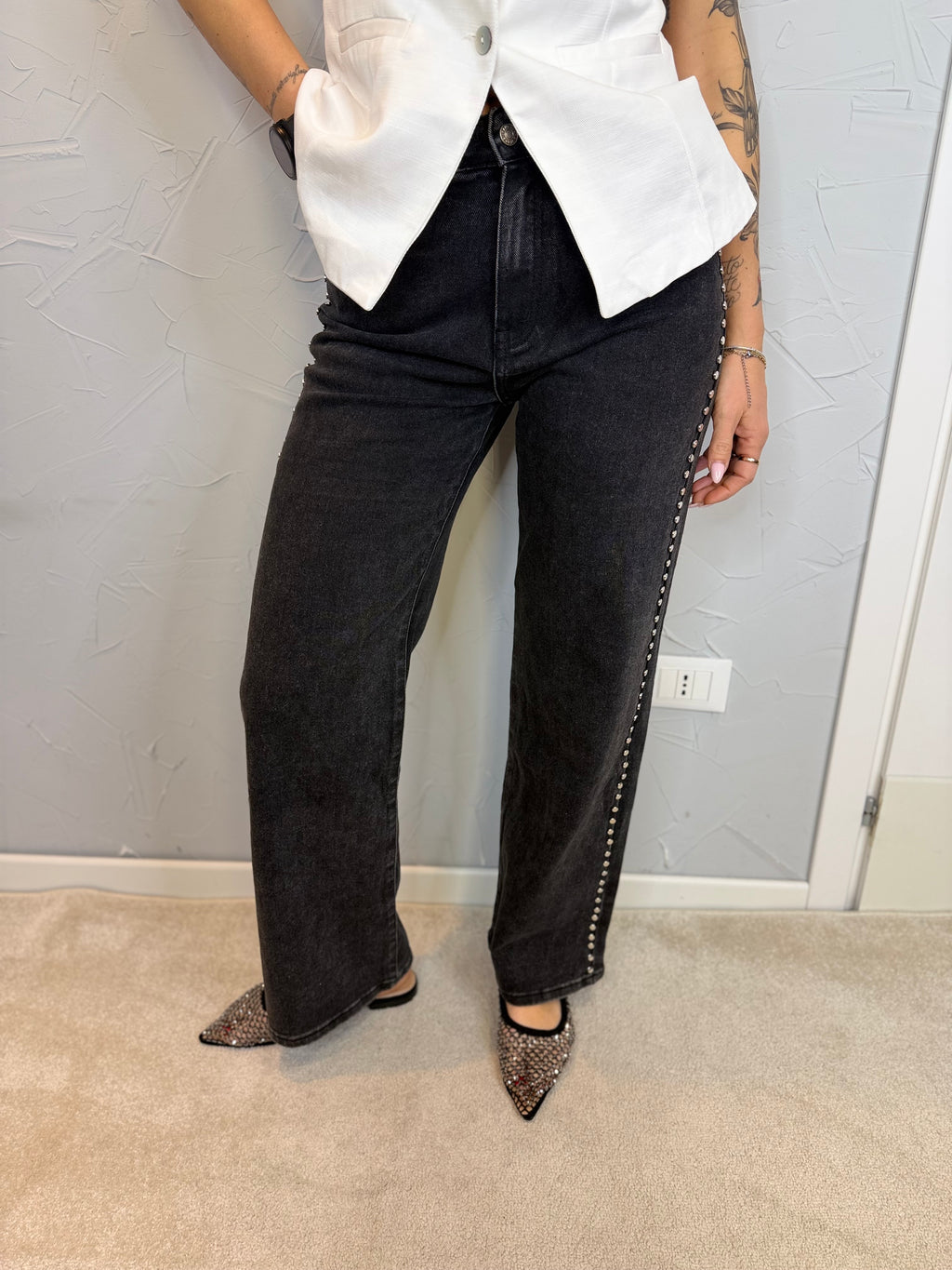 Jeans Borchia