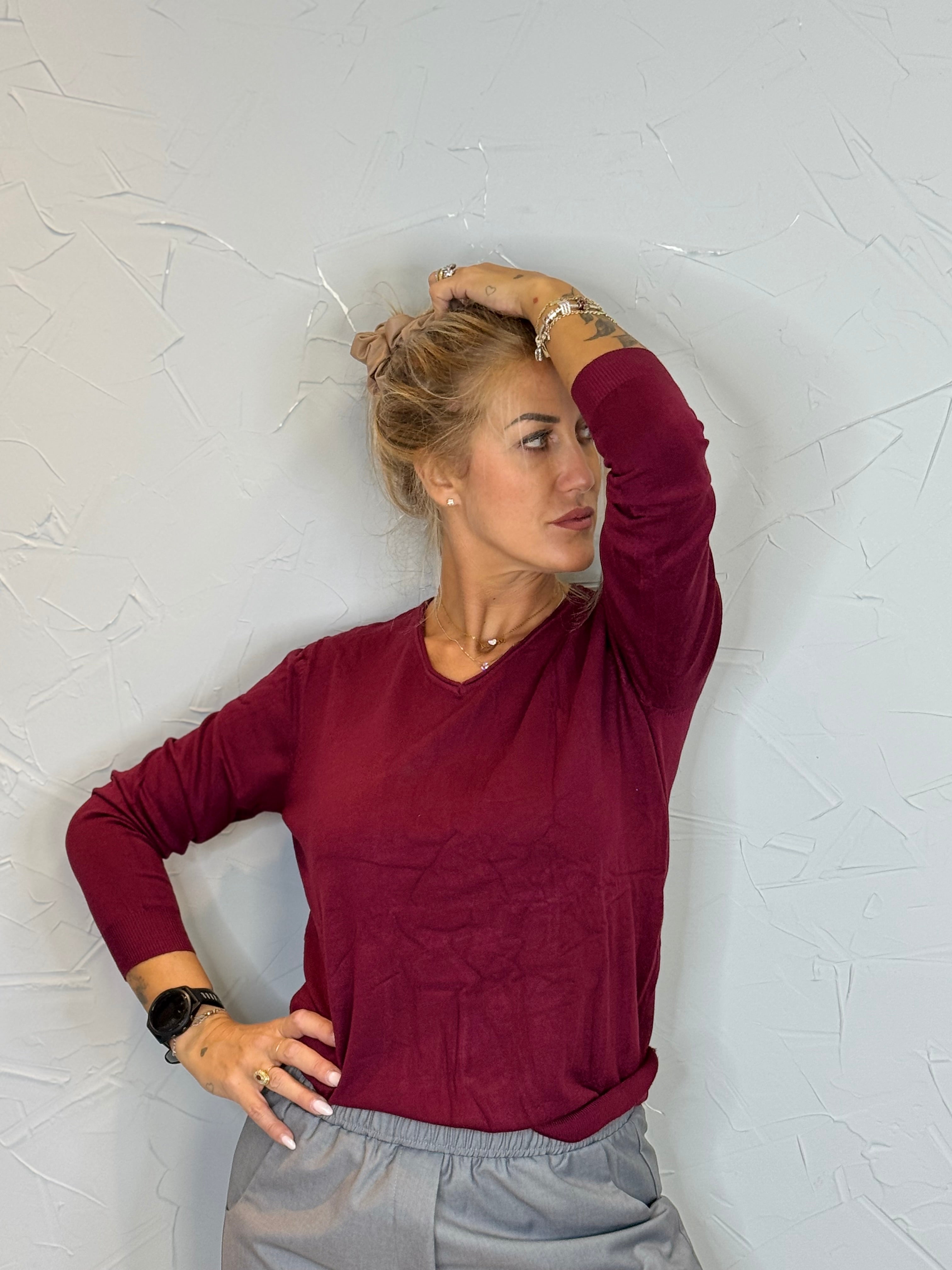 Maglia Basic Scollo a V