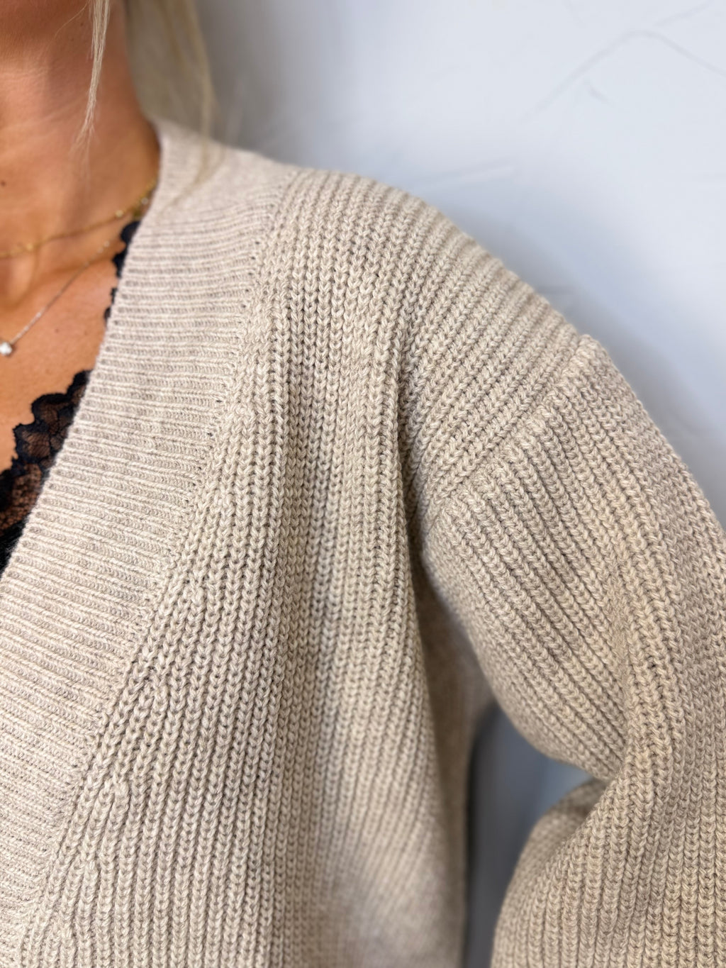 Cardigan basic lumina