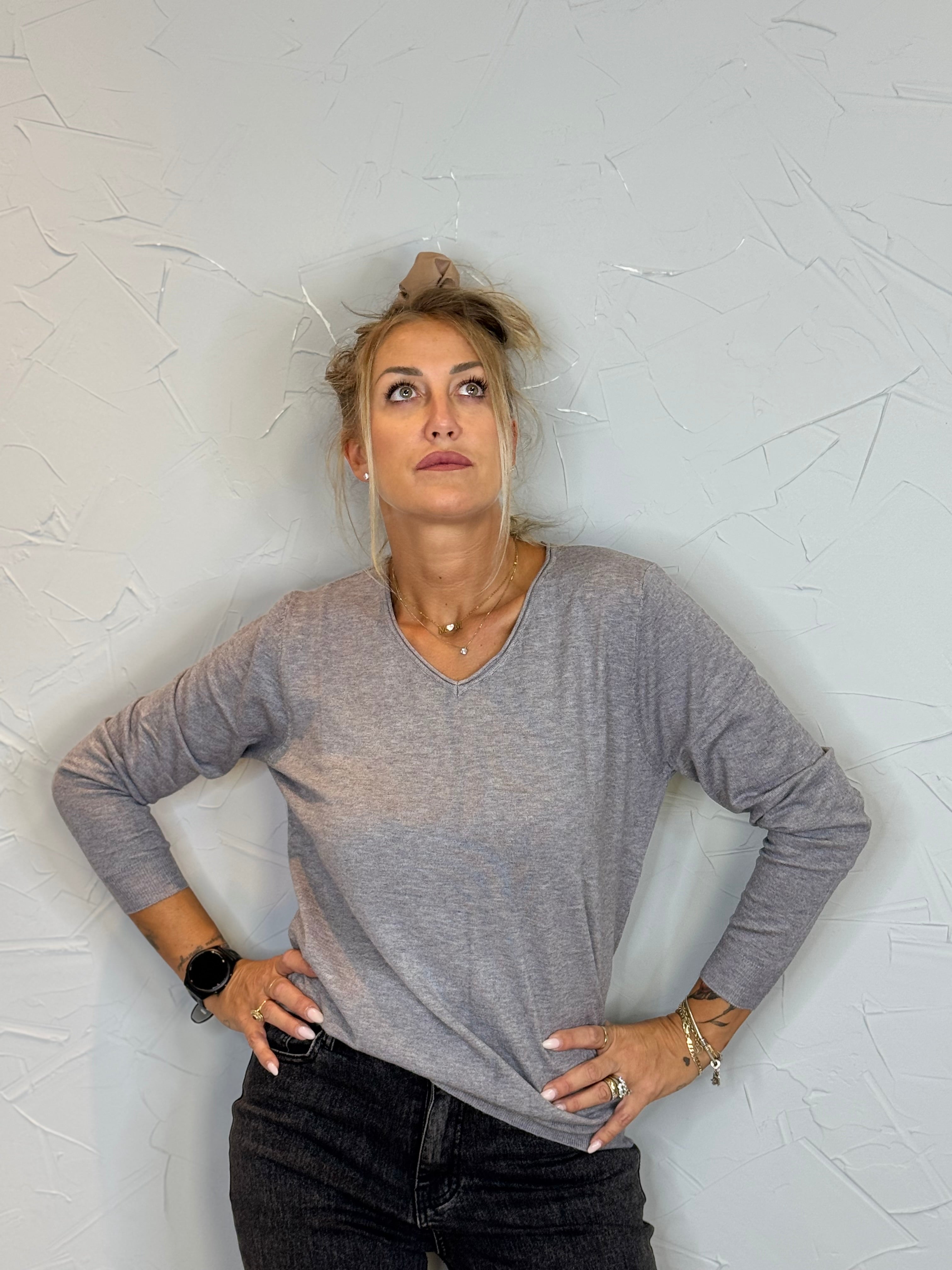 Maglia Basic Scollo a V