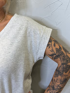 T-shirt Teresa scollo a V