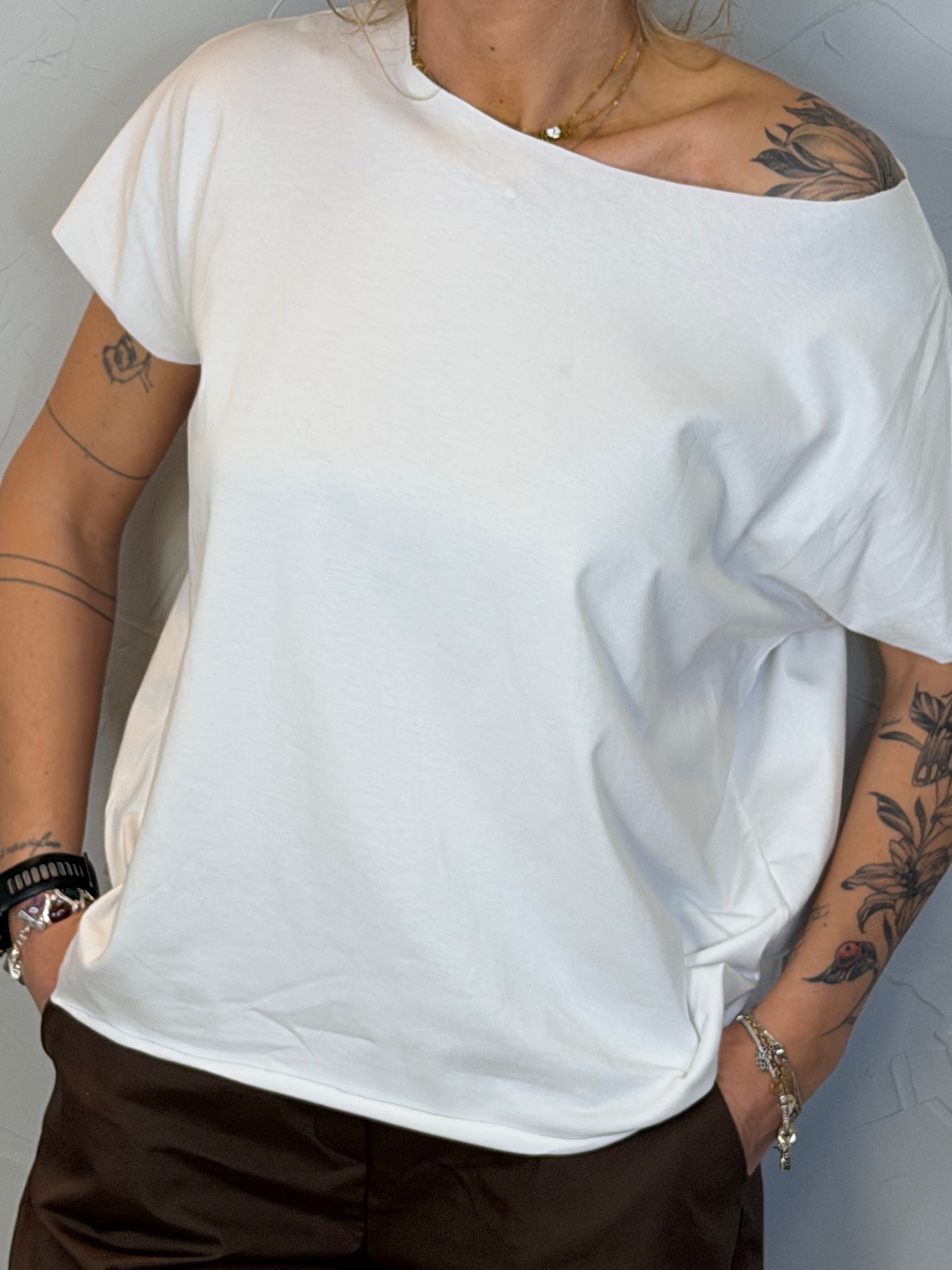 T-shirt taglio laser manica corta