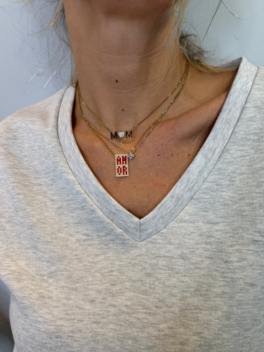 T-shirt Teresa scollo a V