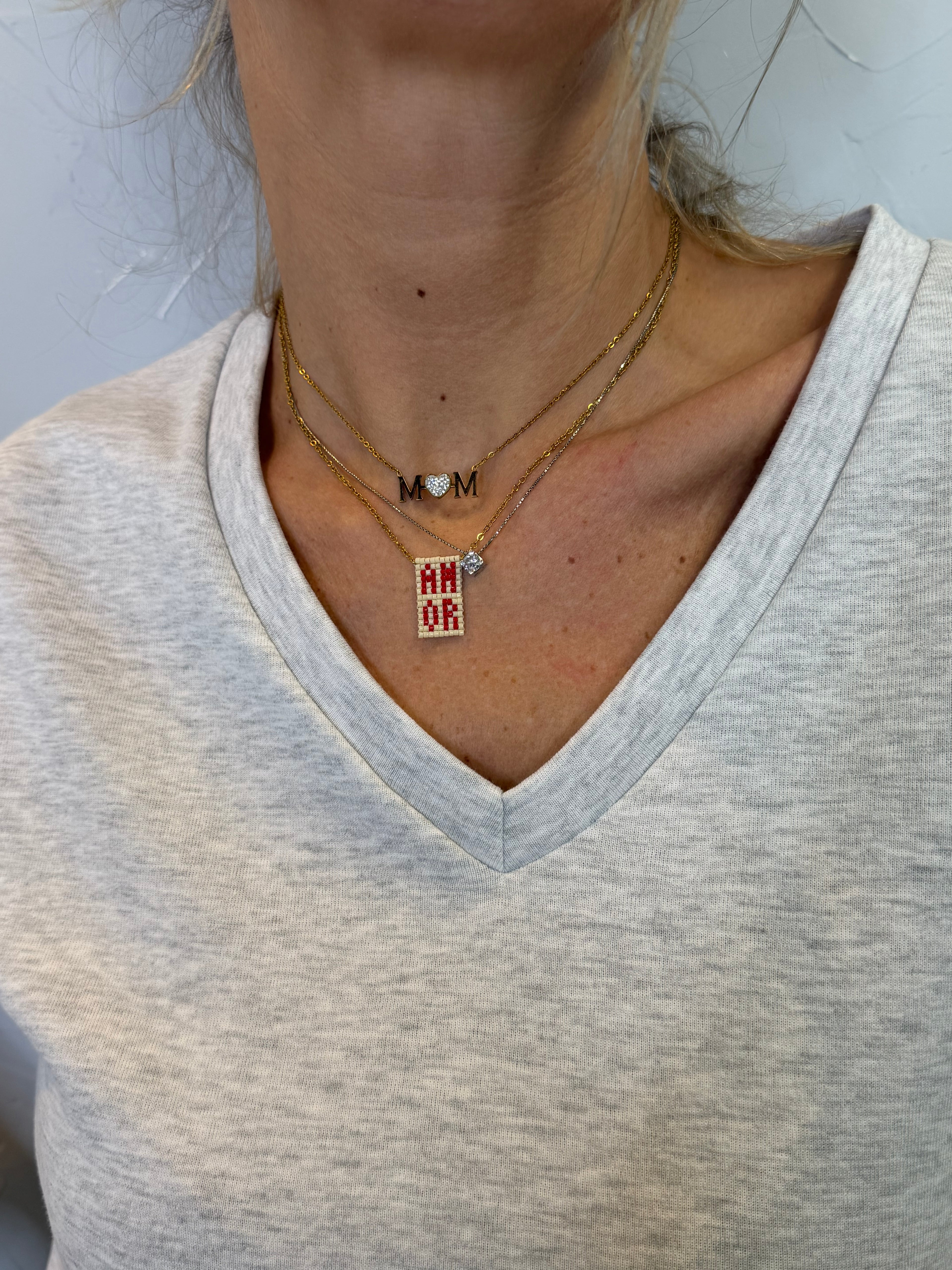 T-shirt Teresa scollo a V