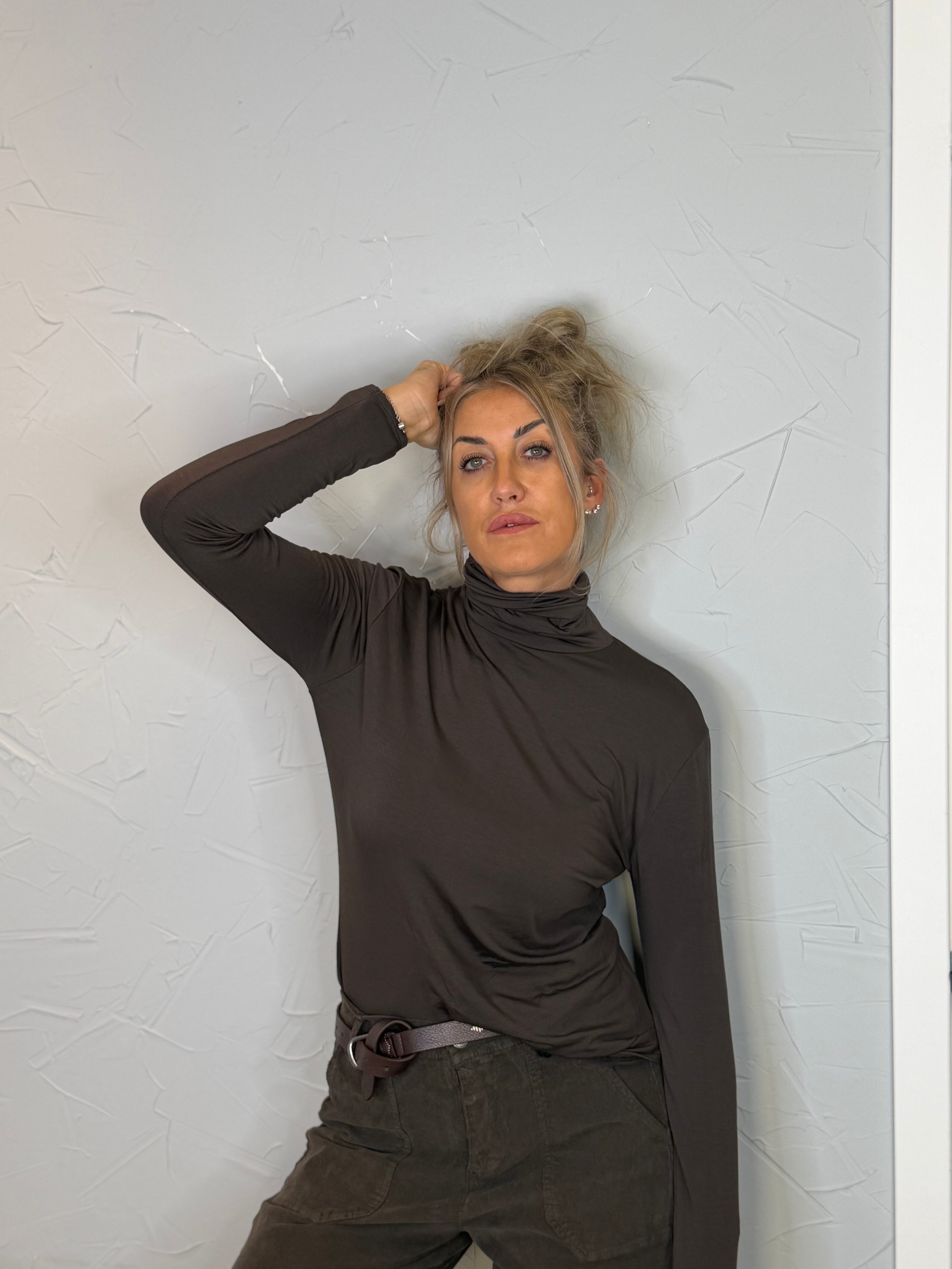 Maglia termica collo alto