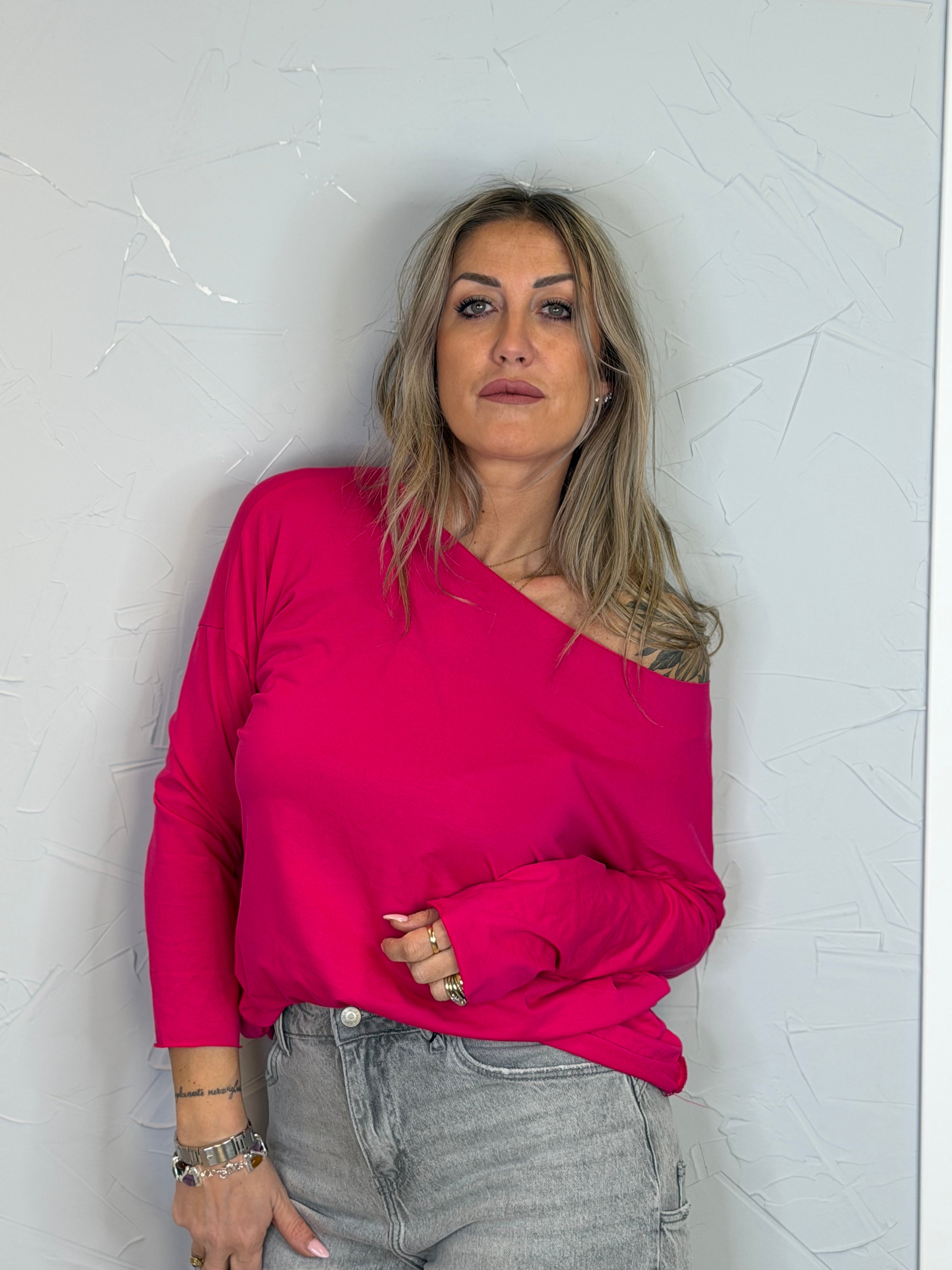 T-shirt taglio laser manica lunga