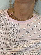 T-shirt bandana cotone