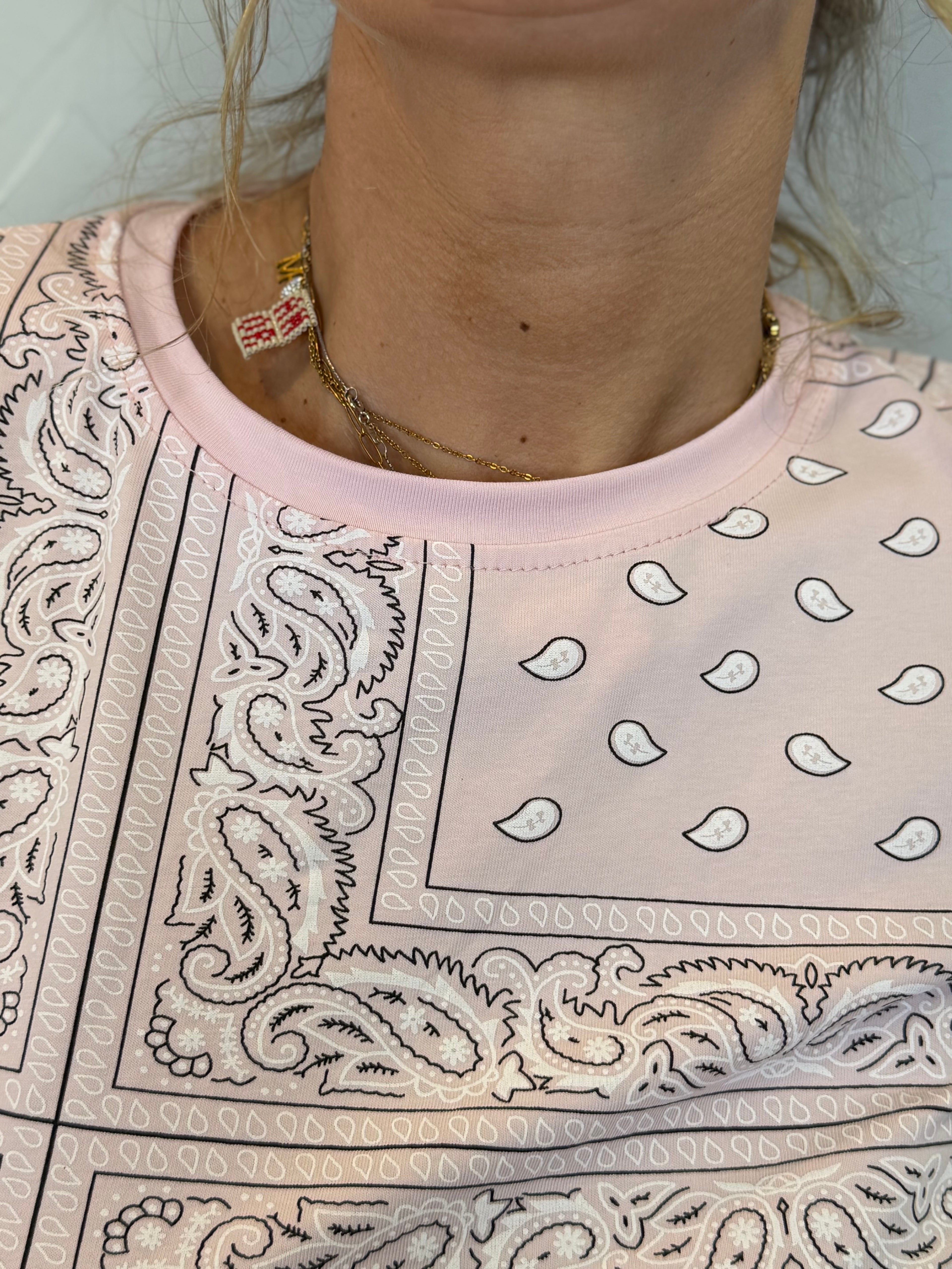T-shirt bandana cotone