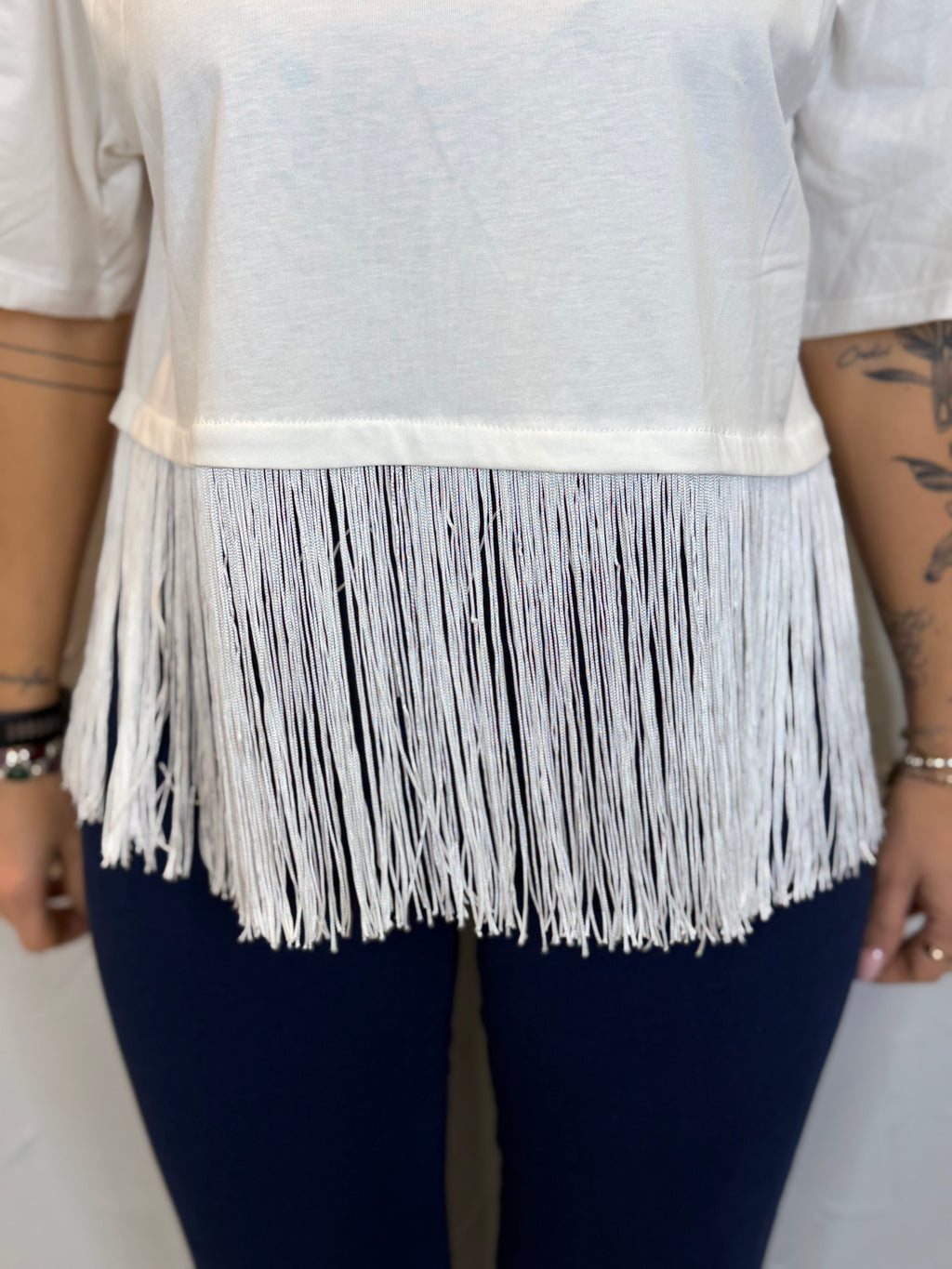 T-shirt frange