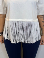 T-shirt frange